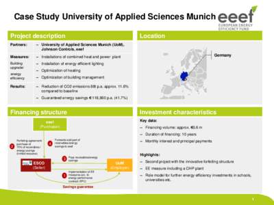 Case Study University of Applied Sciences Munich Project description Location  Partners: