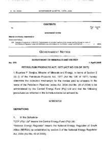 Petroleum Products Act: Determination of collection mechanism for monies paid by shippers