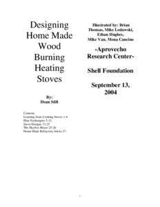 Designing Home Made Wood Burning Heating Stoves