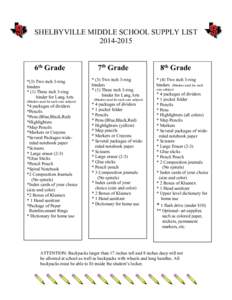 Microsoft Word - school supply list2014-2015