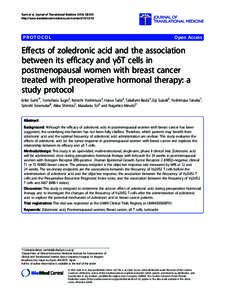 Bisphosphonates / Imidazoles / Zoledronic acid / Ribbon symbolism / Aromatase inhibitors / Hormonal therapy / Breast cancer / Adjuvant therapy / Tamoxifen / Medicine / Pharmacology / Oncology