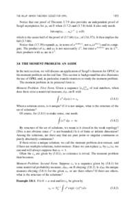 ˝ FOR OPRL THE KILLIP–SIMON THEOREM: SZEGO 183  Notice that our proof of Theoremalso provides an independent proof of