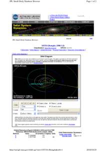Comet Lulin / Orbital elements / Orbit / Ephemeris / 238P/Read / Astrology / Celestial mechanics / Astronomy