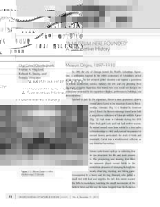 CHAPTER 1  “A MUSEUM HERE FOUNDED” A Summative History