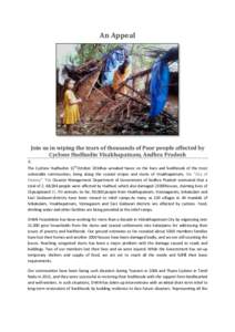 Microsoft Word - Appeal for Hudhud Cyclone Rehabilitation