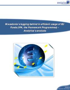 Macedonia’s lagging behind in efficient usage of EU Funds (IPA, the Framework Programmes) – Analytica’s analysis Analytica December 2009 Skopje