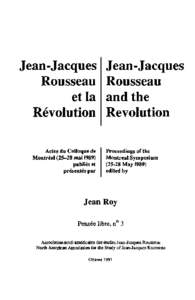 Philosophy / French people / Modern philosophy / Deists / Hypochondriacs / Jean-Jacques Rousseau / Philosophes / Romanticism / General will / Emile /  or On Education / The Social Contract / Montesquieu