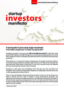Sign at www.startupinvestorsmanifesto.eu  startup investors manifesto