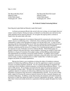 Microsoft Word - Former Official Ltr re Federal Sentencing - Maydocx