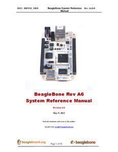 REF: BBONE_SRM  BeagleBone System Reference