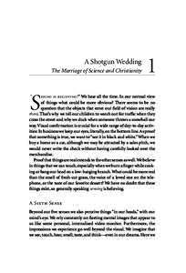 A Shotgun Wedding The Marriage of Science and Christianity 1  S