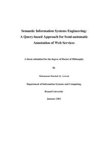 Knowledge / SAWSDL / Annotation / Ontology engineering / Ontology alignment / Semantic Web Services / Ontology / Access-eGov / Corporate Semantic Web / Semantic Web / Information / Science