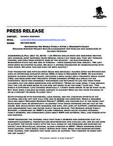 PRESS RELEASE CONTACT: EMAIL: PHONE:  Amanda Jekowsky