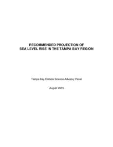 Draft Sea Level Rise Methodology Recommendation.docx
