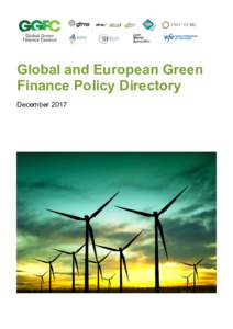 Global and European Green Finance Policy Directory