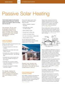 Your Home Design GuidePassive Solar Heating