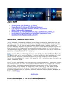 Microsoft Word -  Washington Watch - April 2011