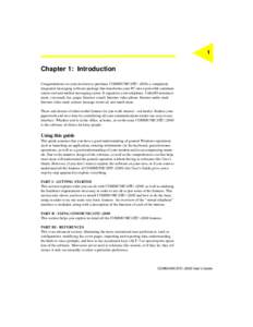 1  Chapter 1: Introduction Congratulations on your decision to purchase COMMUNICATE! i2000, a completely integrated messaging software package that transforms your PC into a powerful communication tool and unified messag