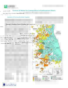 Fact Sheet 3 from Contract ReportSources of Water for Communities in Northeastern Illinois George S. Roadcap, Daniel R. Hadley, and Daniel B. Abrams Evolution of Community Water Supplies Multiple groundwater an