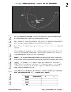 2  Eye Spy – RBSP Spacecraft Explores the van Allen Belts      Math   Challenge 
