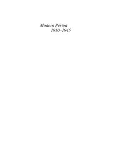Modern Period 1910–1945 476 • The Heath Anthology of American Literature  Copyright © Houghton Mifflin Company. All rights reserved.