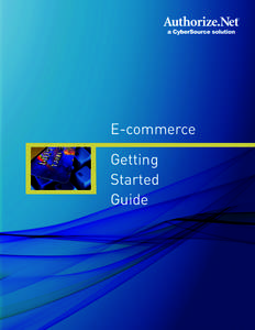 E-commerce Getting Started Guide  Contents