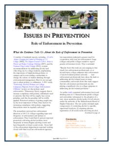 Microsoft Word - for posting Issues in Prevention - Role of Enforcement 25 June 2012.doc
