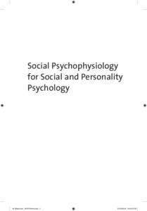 Social Psychophysiology for Social and Personality Psychology 00-Blascovich_4156-Prelims.indd 1