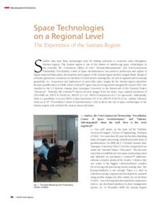 Development Direction  Space Technologies on a Regional Level The Experience of the Samara Region