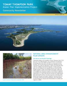 Tommy Thompson Park  Master Plan Implementation Project Community Newsletter Winter