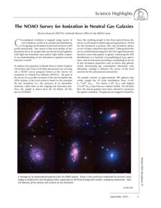 Science Highlights The NOAO Survey for Ionization in Neutral Gas Galaxies Patricia Knezek (WIYN), Gerhardt Meurer (JHU) & the SINGG team C
