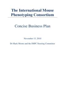 The International Mouse Phenotyping Consortium