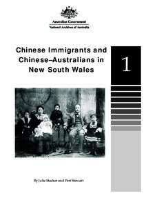 Research Guide - Chinese Immigrants and Chinese-Australians in New South Wales