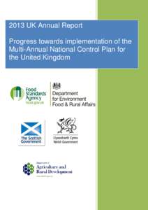 2013 UK Annual Report: Progress towards implementation of the Multi-Annual National Control Plan for the UK