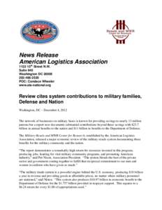 Morale /  Welfare and Recreation / Defense Commissary Agency