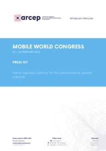 MOBILE WORLD CONGRESS - PRESS KIT - 22–24 February 2016