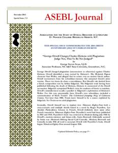 Microsoft Word - ASEBL Journal vol 7 Fall 2011 SPECIAL ISSUE