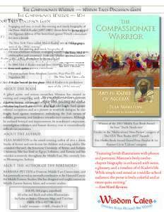 Discussion Guide for “The Compassionate Warrior” by Elsa Marston
