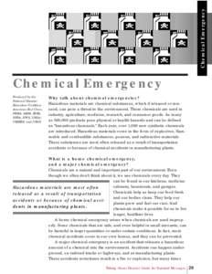Chemical Emergency  Chemical Emergency Produced by the National Disaster Education Coalition:
