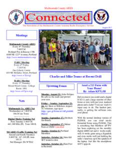 August, 2017 ARES Newsletter