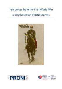 Irish Voices from the First World War a blog based on PRONI sources NovemberFor the British army the month of November was dominated by the First Battle of