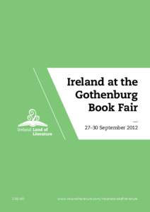 Ireland at the Gothenburg Book Fair — 27–30 September 2012
