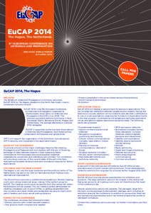 EuCAP[removed]The Hague, The Netherlands 8TH EUROPEAN CONFERENCE ON ANTENNAS AND PROPAGATION DEN HAAG WORLD FORUM