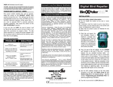 BirdXPeller PRO #WP woodpecker-1