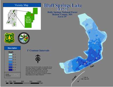 Bluff Springs Lake  Vicinity Map (LT7-5) (LT7-5)