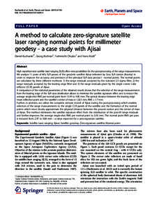 A method to calculate zero-signature satellite laser ranging normal points for millimeter geodesy - a case study with Ajisai