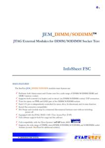 Microsoft Word - JEM InfoSheet FSC.doc
