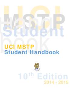 UCI MSTP Student Handbook