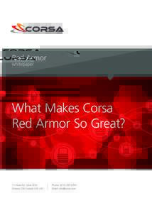 Red Armor whitepaper What Makes Corsa Red Armor So Great?