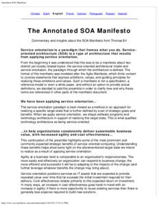 Annotated SOA Manifesto  Chinese Dutch